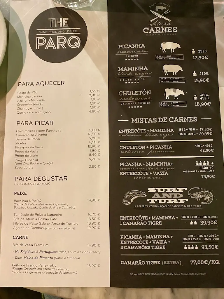 Menü_The Parq_Damaia_Bild_1