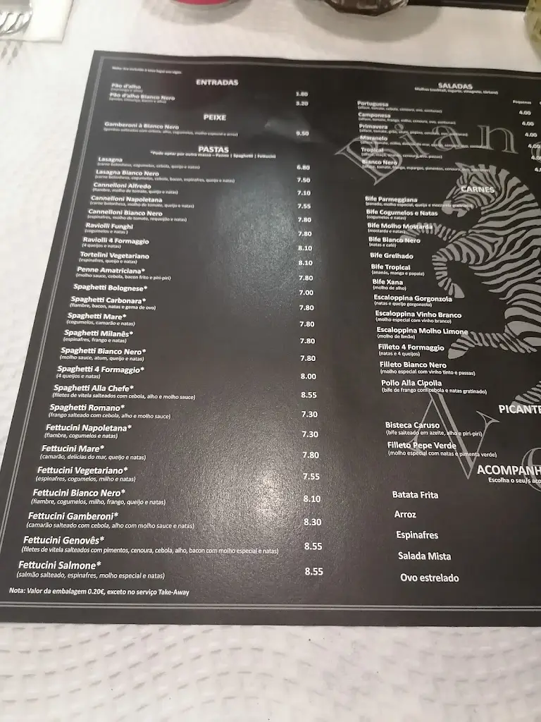 Menu_Bianco Nero Damaia_Damaia_imagen_1