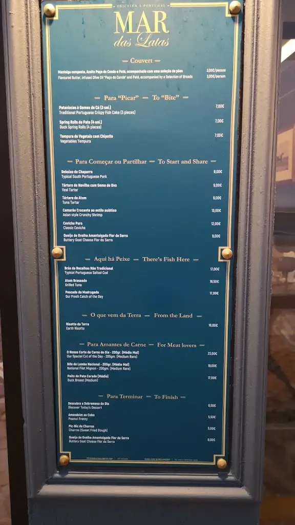 Menu_Mar das Latas Wine & Food_Ericeira_immagine_2