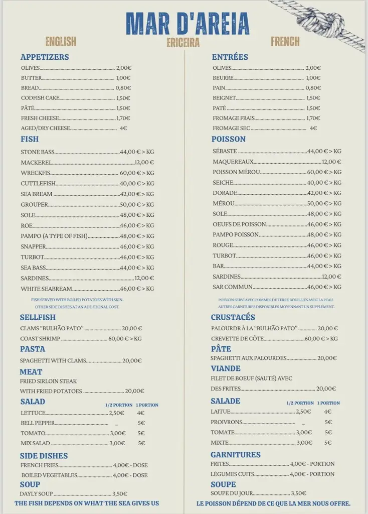 Menu_Mar d'Areia_Ericeira_image_1