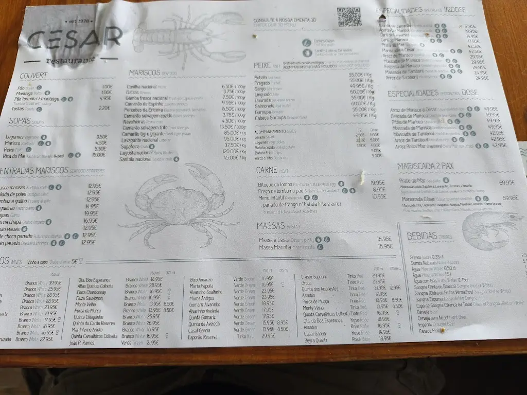 Menu_César...restaurante viveiros_Ericeira_image_2