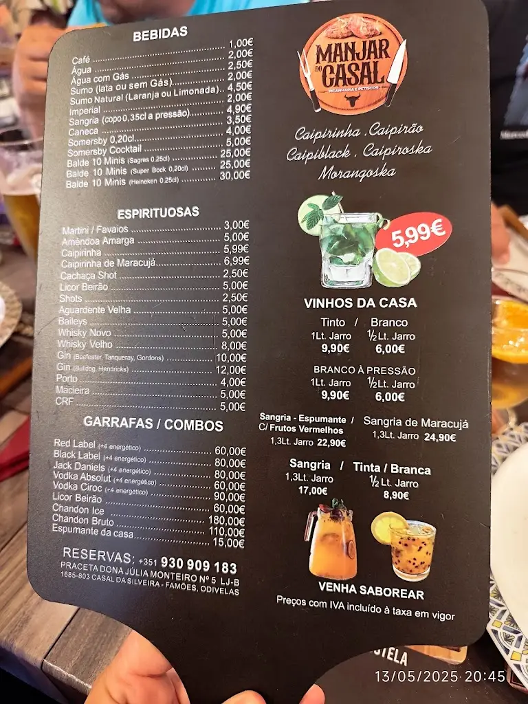 Menu_Picanharia Manjar do Casal_Famões_immagine_1