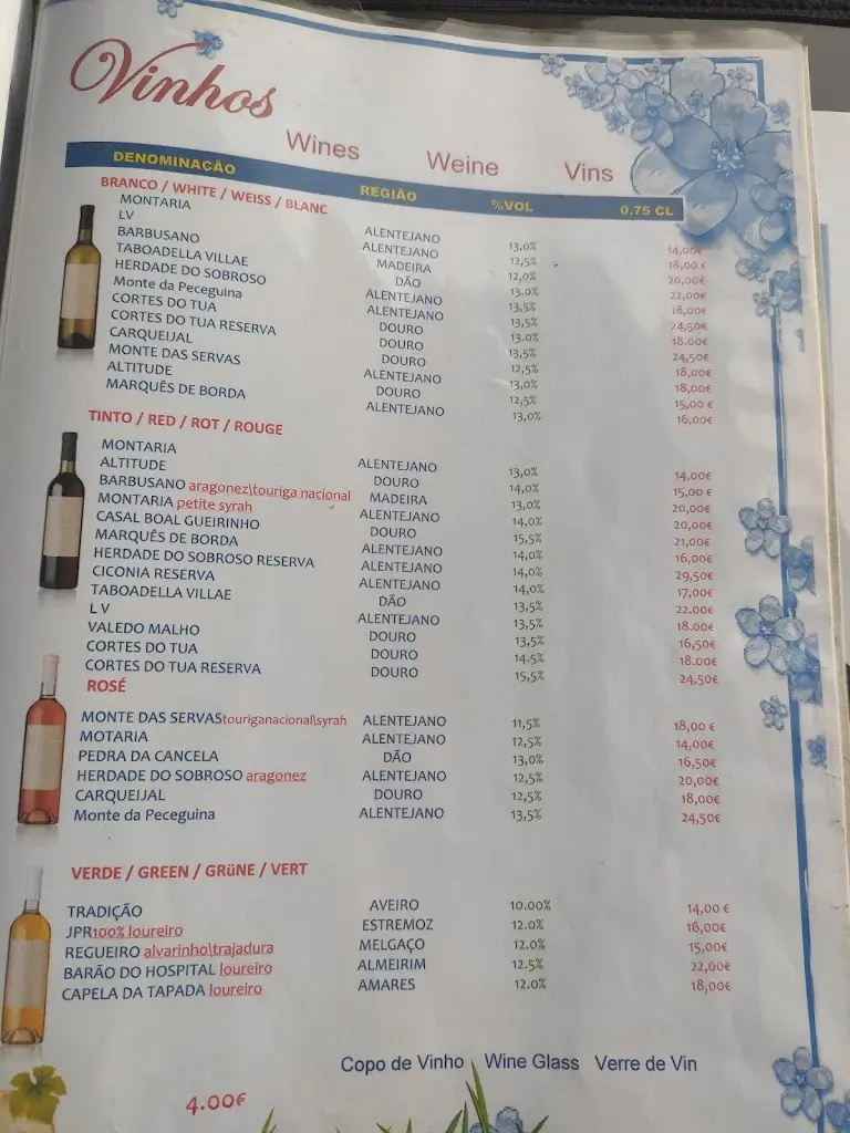 Menu_Restaurante Tarmar_Jarmelo São Miguel_imagen_2