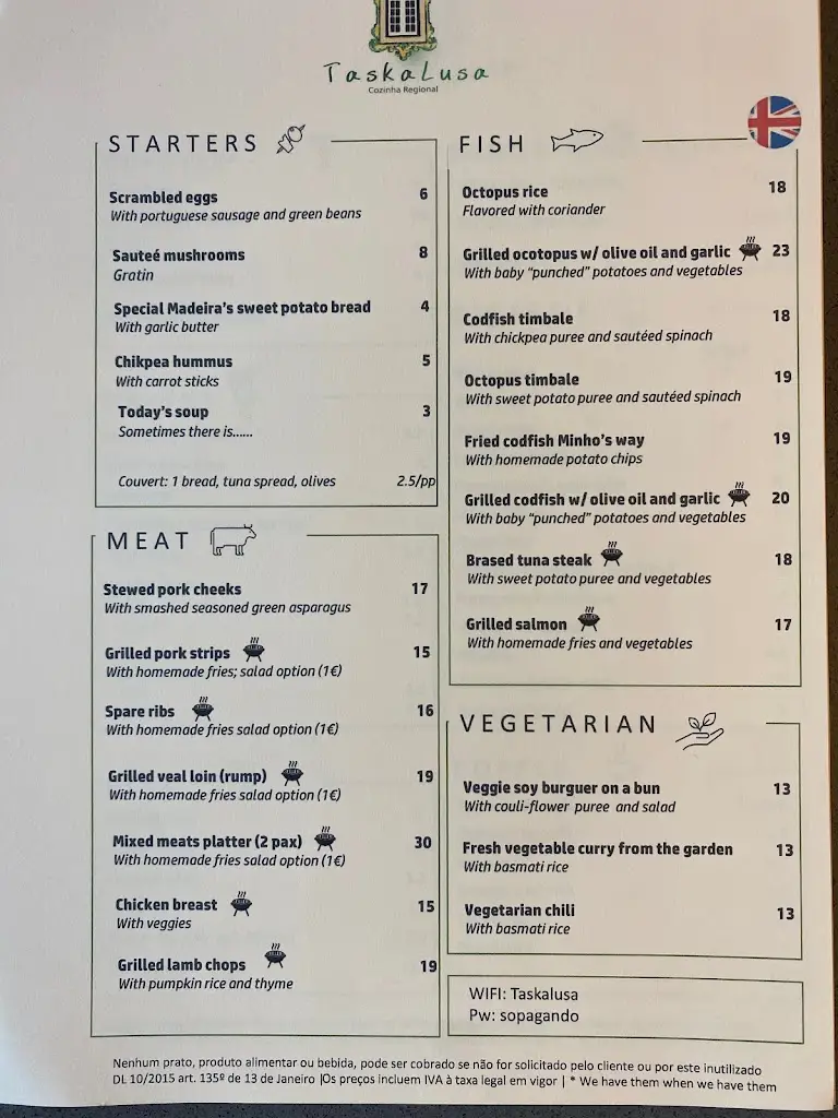 Menu_Taska Lusa Estoril_Estoril_immagine_1