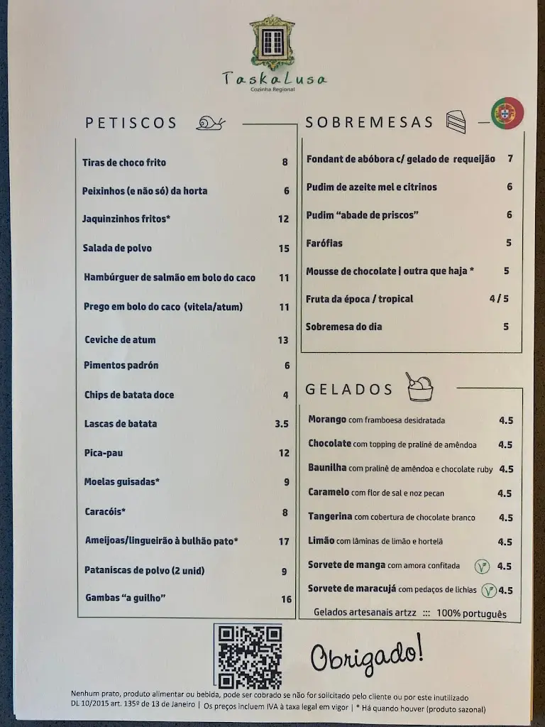 Menu_Taska Lusa Estoril_Estoril_immagine_2