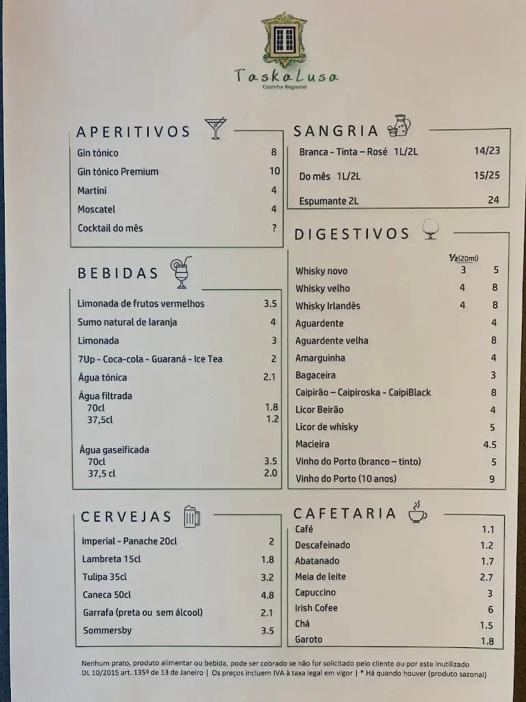 Menu_Taska Lusa Estoril_Estoril_immagine_3