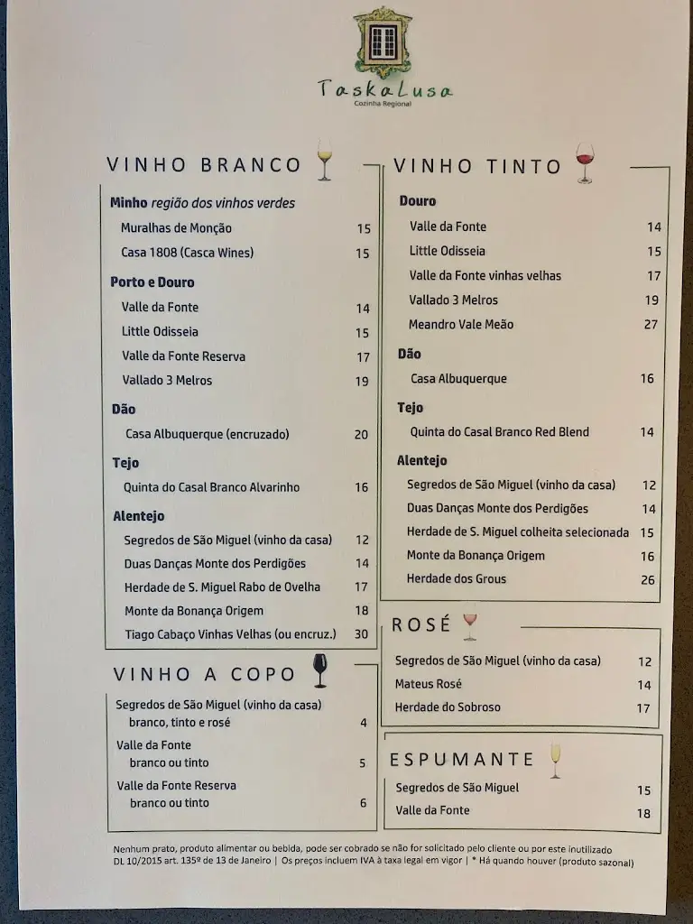 Menu_Taska Lusa Estoril_Estoril_immagine_4