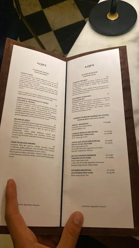 Menu_Aires Estoril_Estoril_immagine_1