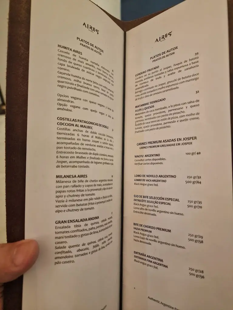 Menu_Aires Estoril_Estoril_immagine_4