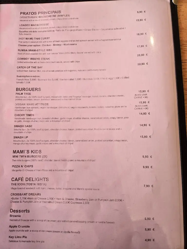 Menu_Miami Mami_Estoril_immagine_1