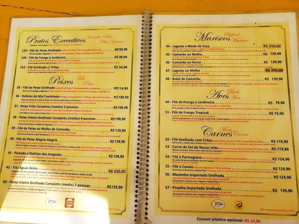 Menu_Restaurante Melião_Leomil_immagine_2