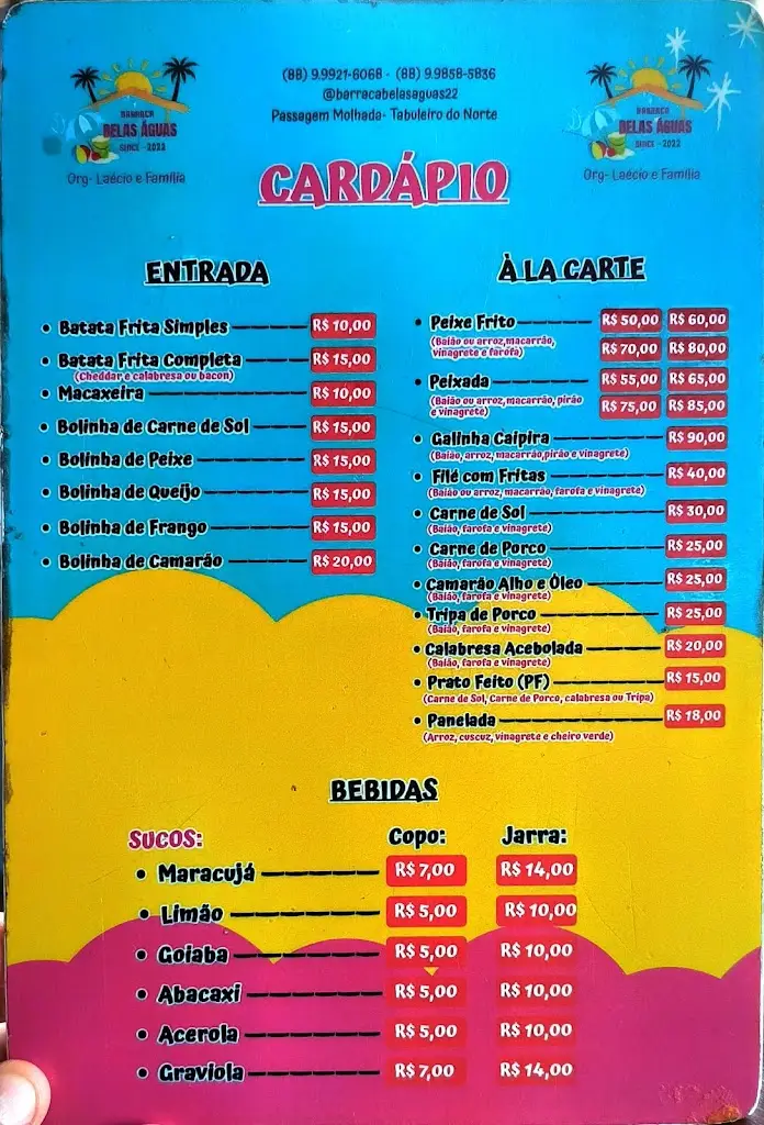 Menu_Talho Central Lumiar_Lumiar_immagine_1