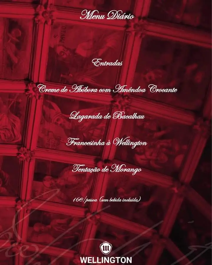 Menu_Wellington Restaurant_Malhada Sorda_immagine_1