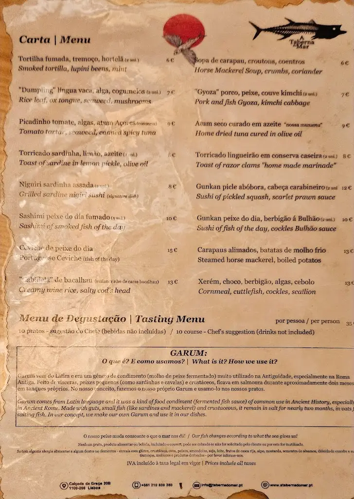 Menu_A Taberna Do Mar_Graça_imagen_2