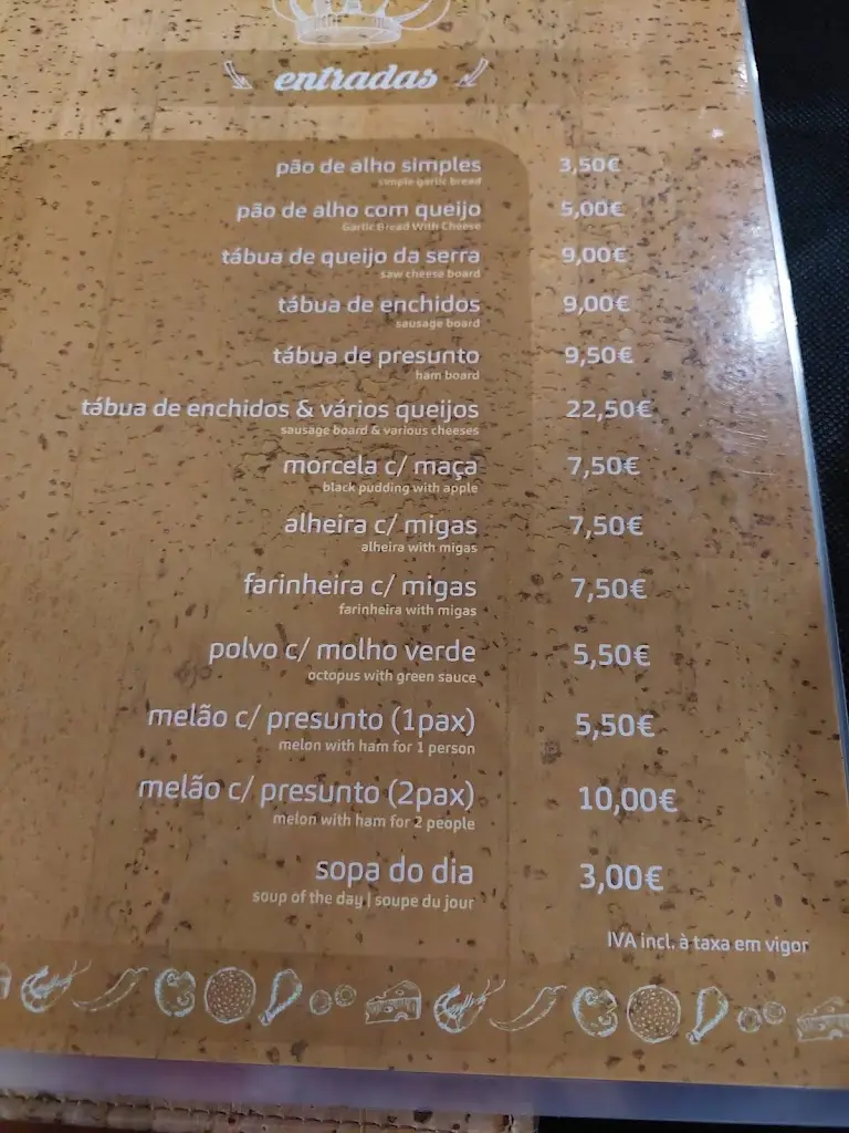 Menu_Restaurante Steakhouse Alfátima_Manteigas_immagine_3