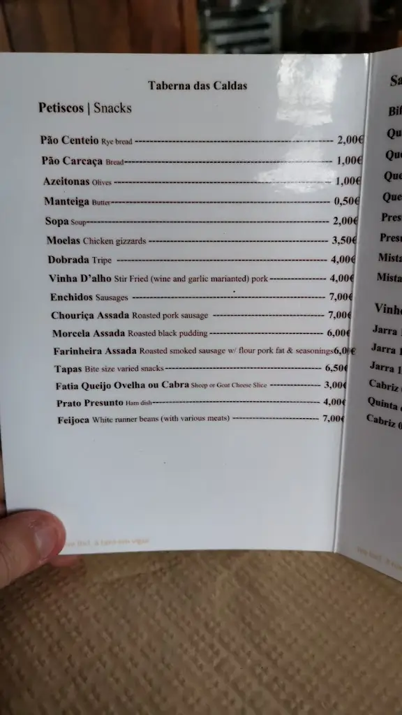 Menu_Taberna das Caldas_Manteigas_immagine_3