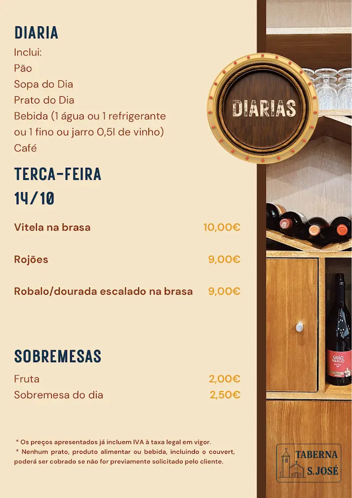 Menu_Taberna S. José_Albergaria-a-Velha_immagine_3