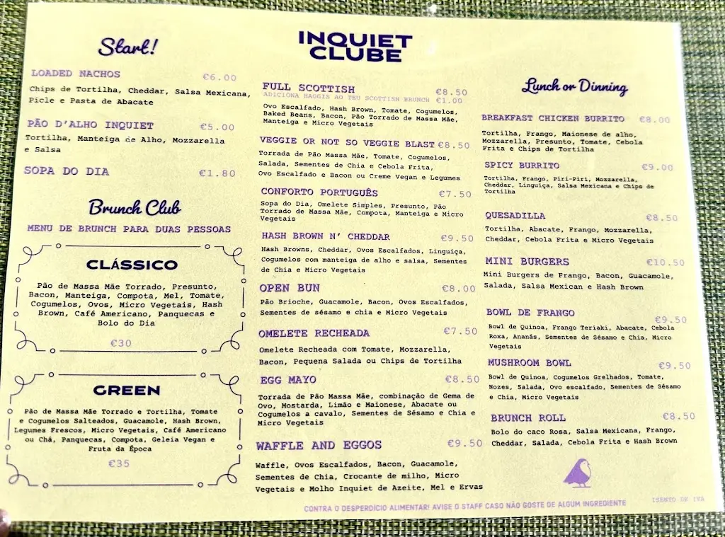 Menu_Inquiet Brunch Club_Linda-a-Velha_immagine_3