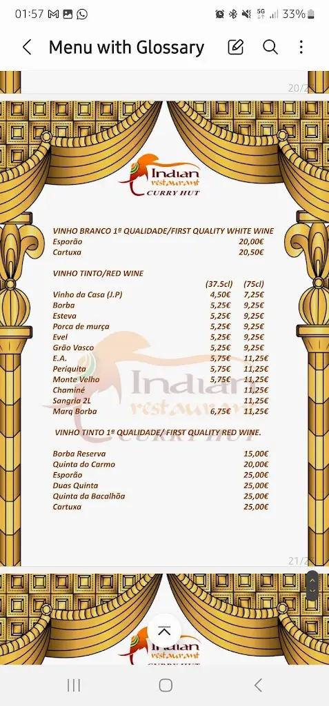 Menu_Curry Hut_Linda-a-Velha_imagen_3