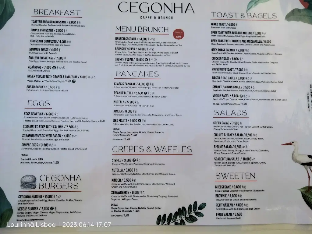 Menu_Cegonha Caffe & Brunch_Lourinhã_immagine_1