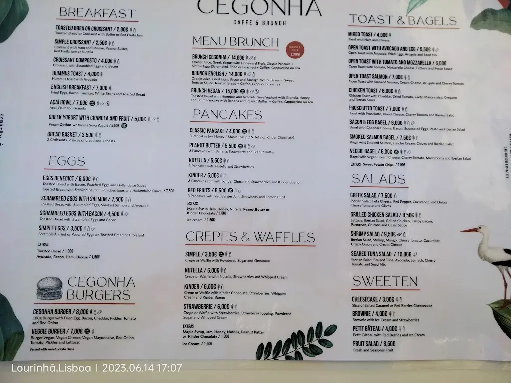 Menu_Cegonha Caffe & Brunch_Lourinhã_immagine_4