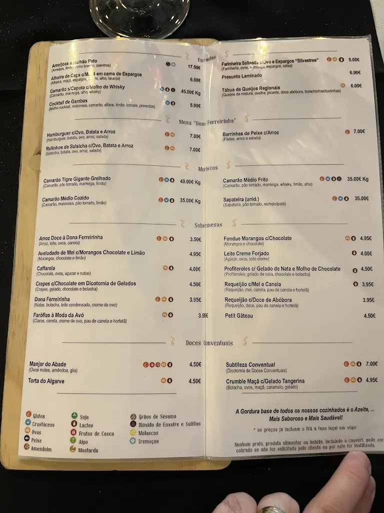 Menu_Restaurante Dona Ferreirinha_Castelo Branco_image_4
