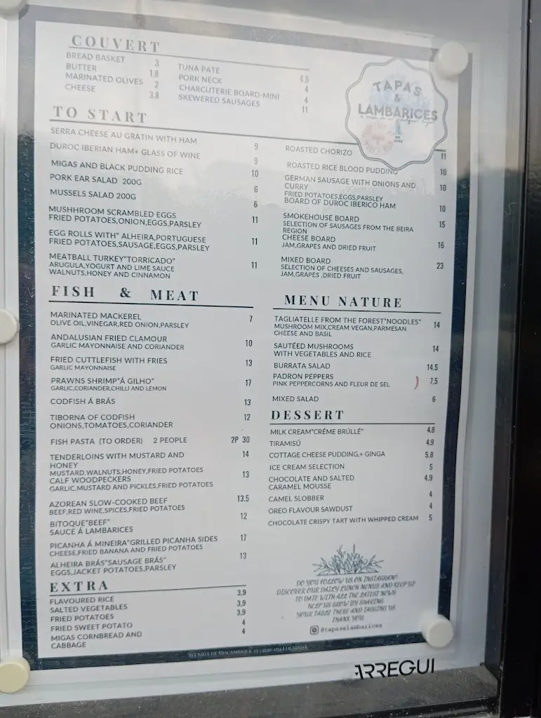 Menu_Tapas & Lambarices_Lourinhã_image_3