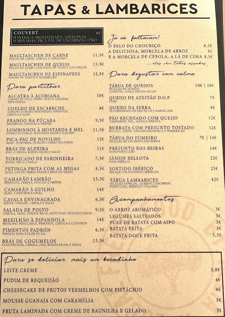 Menu_Tapas & Lambarices_Lourinhã_image_4