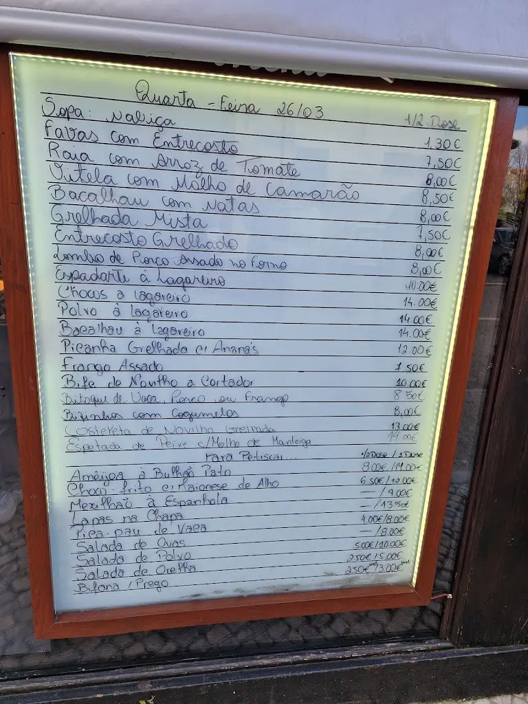 Menu_Solar da Vila_Lourinhã_immagine_2