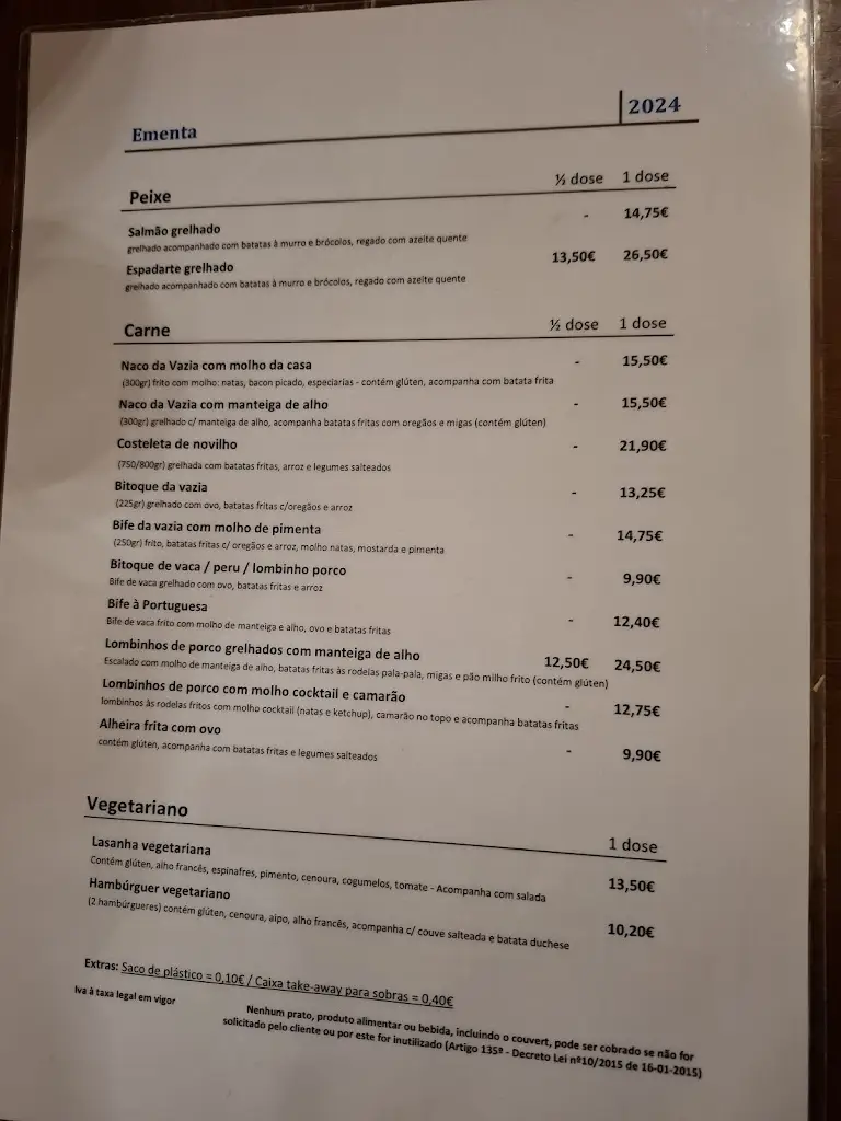 Menu_Barracão do Petisco_Lourinhã_immagine_2