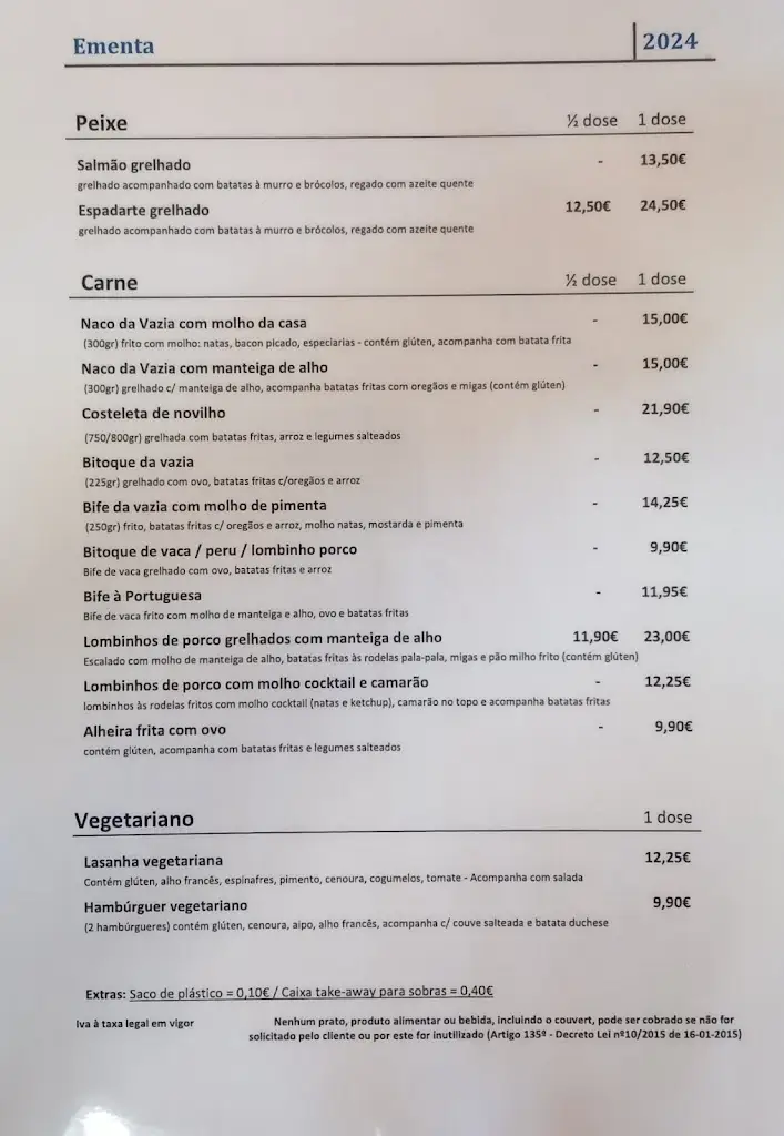 Menu_Barracão do Petisco_Lourinhã_immagine_4