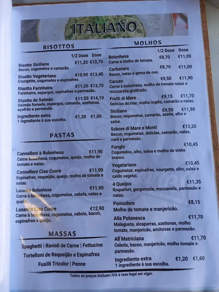 Menu_Ciao Cuore_Massamá_immagine_4