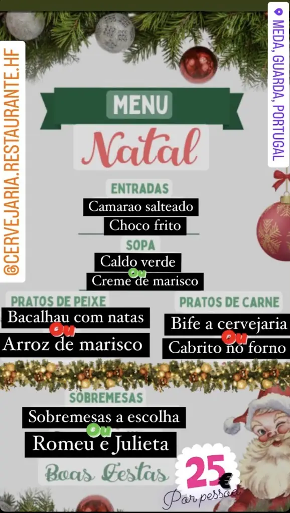 Menu_Restaurante cervejaria hf_Mêda_immagine_1