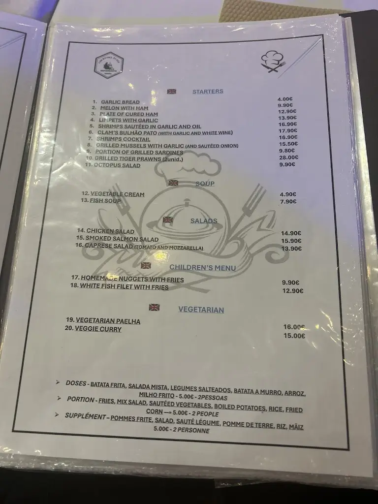 Menu_Churchill’s place Restaurant_Mata de Lobos_immagine_2
