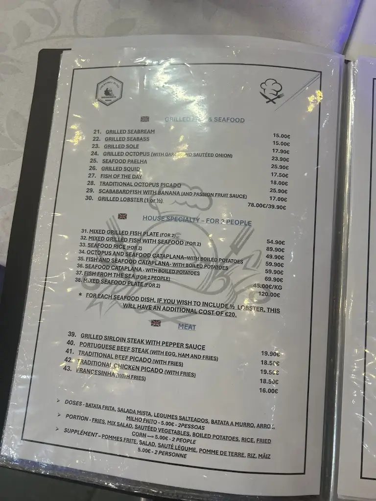 Menu_Churchill’s place Restaurant_Mata de Lobos_immagine_3