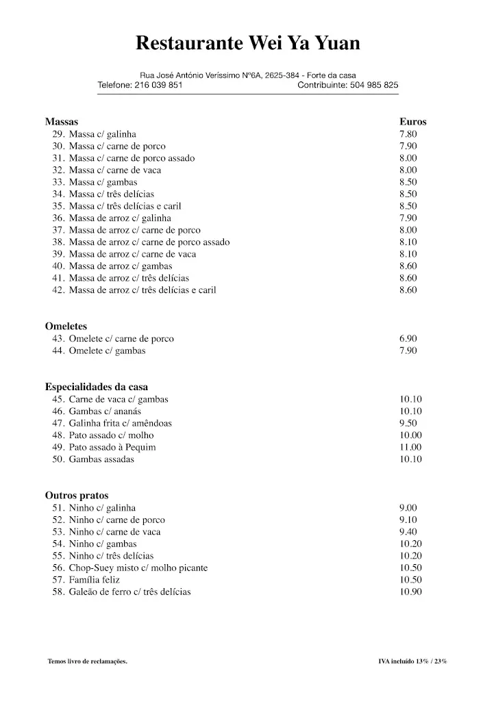 Menu_Wei Ya Yuan_Forte da Casa_immagine_2