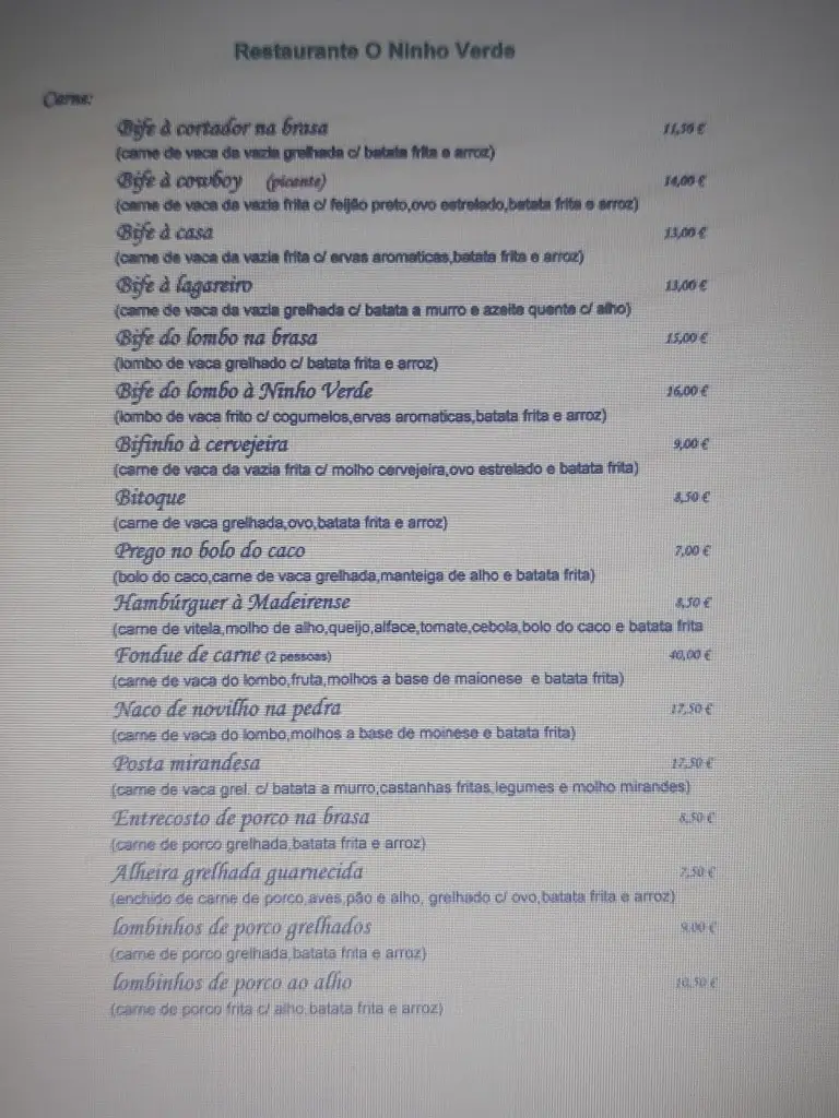 Menu_O Ninho Verde_Mem Martins_immagine_3