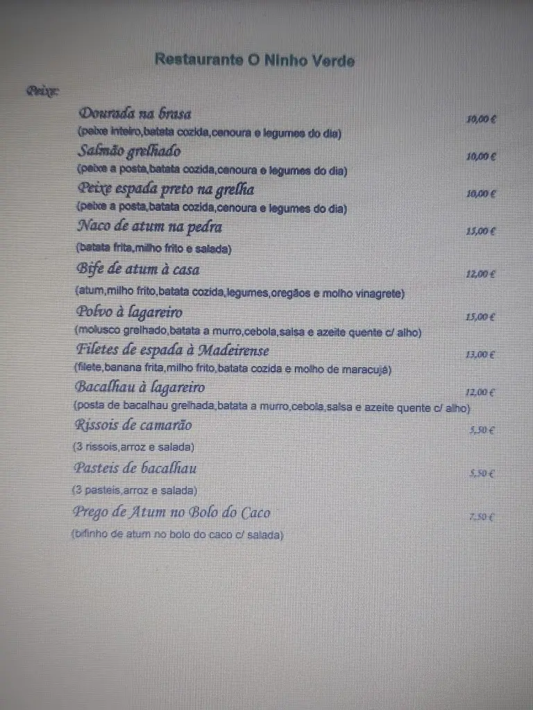 Menu_O Ninho Verde_Mem Martins_immagine_4