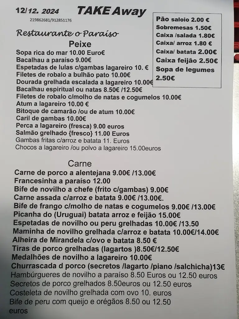 Menu_Paraíso_Malveira_immagine_1