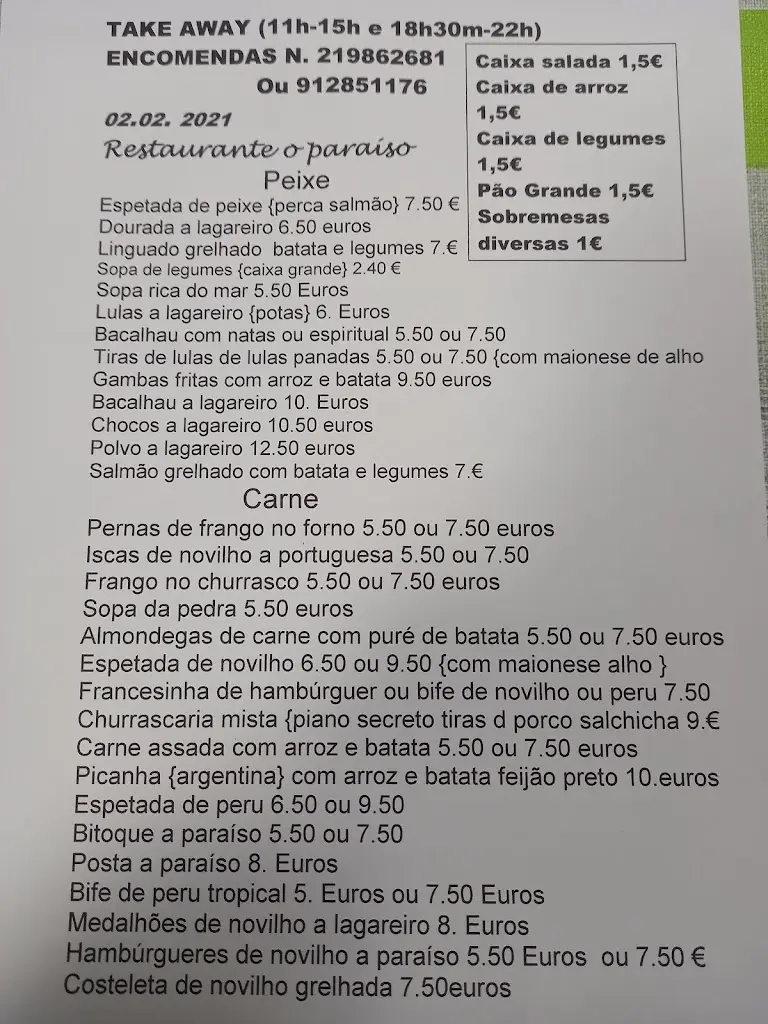 Menu_Paraíso_Malveira_immagine_3