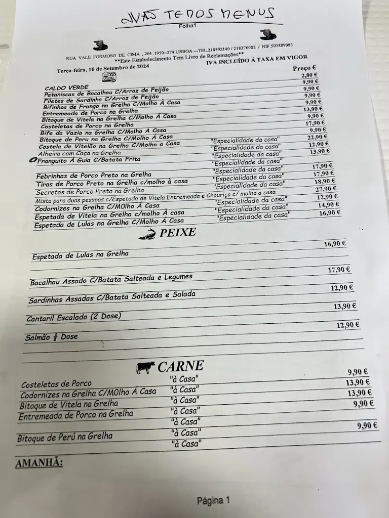 Menu_A Tasca do Zé Russo_Marvila_immagine_1