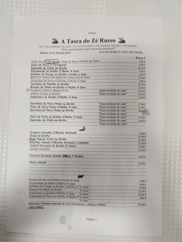 Menu_A Tasca do Zé Russo_Marvila_immagine_4