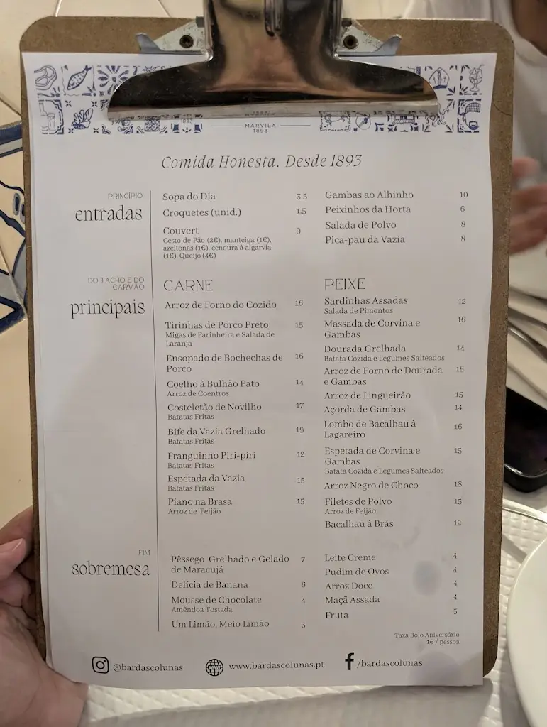 Menu_Bar das Colunas_Marvila_immagine_3