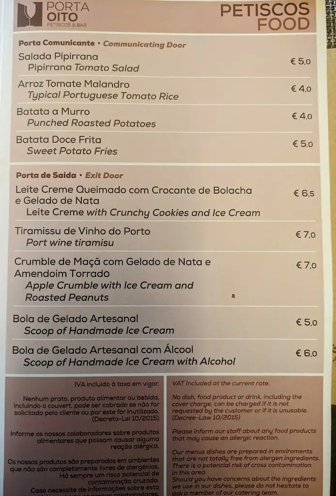 Menu_Porta Oito Petiscos & Bar_Miragaia_immagine_3
