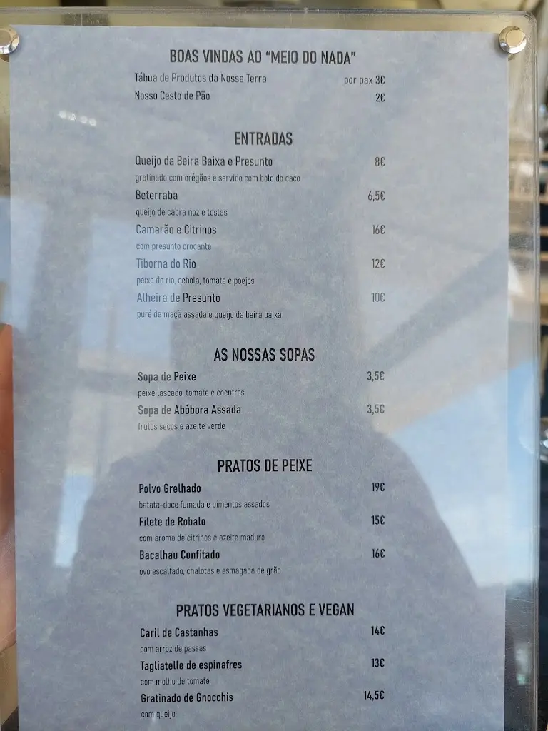 Menu_Restaurante Meio do Nada - Urgueira_Meios_immagine_3