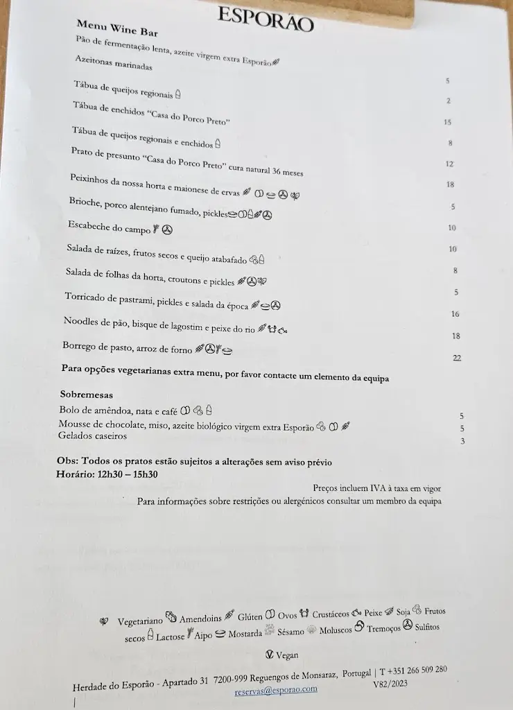 Menu_Herdade do Esporão Restaurant_Meios_immagine_1