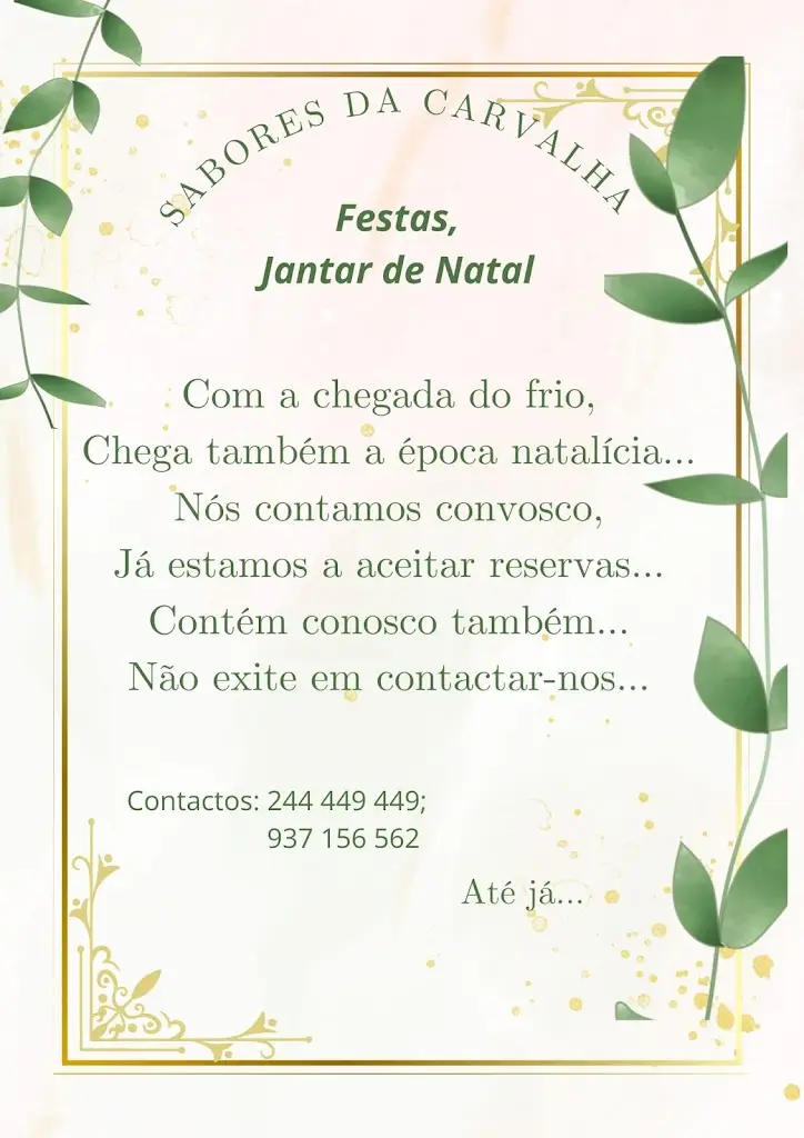 Menu_Restaurante Sabores da Carvalha_Minhocal_imagen_2