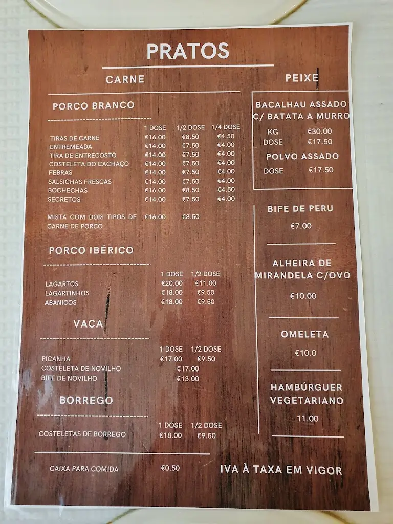 Menu_Churrasqueira Povoense_Milharado_immagine_1