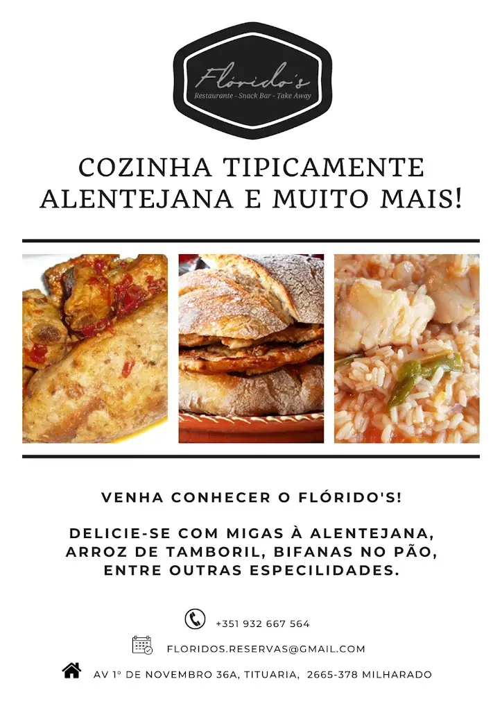 Menu_Restaurante Florido`s_Milharado_immagine_1