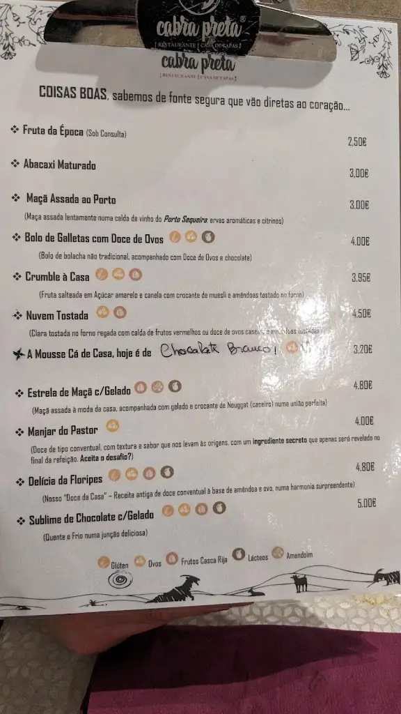 Menu_Restaurante Cabra Preta_Castelo Branco_immagine_1